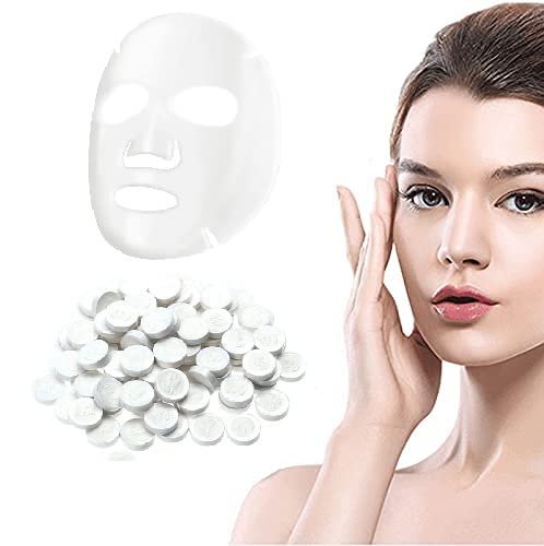 Jibaro 60Pc Compress Magic Facial Tablet Face Tissue Napkin Paper Mask For Men And Women (Pack Of 60)