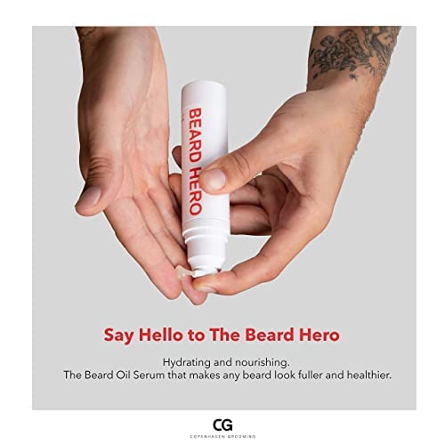 Copenhagen Grooming Beard Hero - Beard Oil For Men - Hydrating And Nourishing Beard Growth Oil And Beard Serum