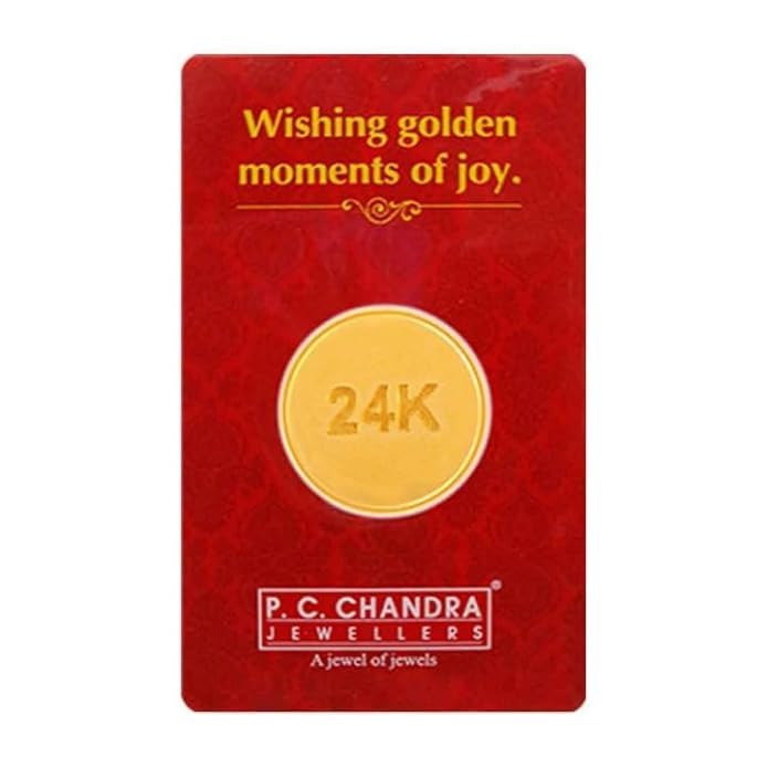P.C. Chandra Jewellers 24Kt (995) Yellow Gold Coin  1.5 Gram