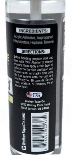 Ultra Hold Lace Wig Adhesive Glue By Walker Tape 1.4Oz With Brush