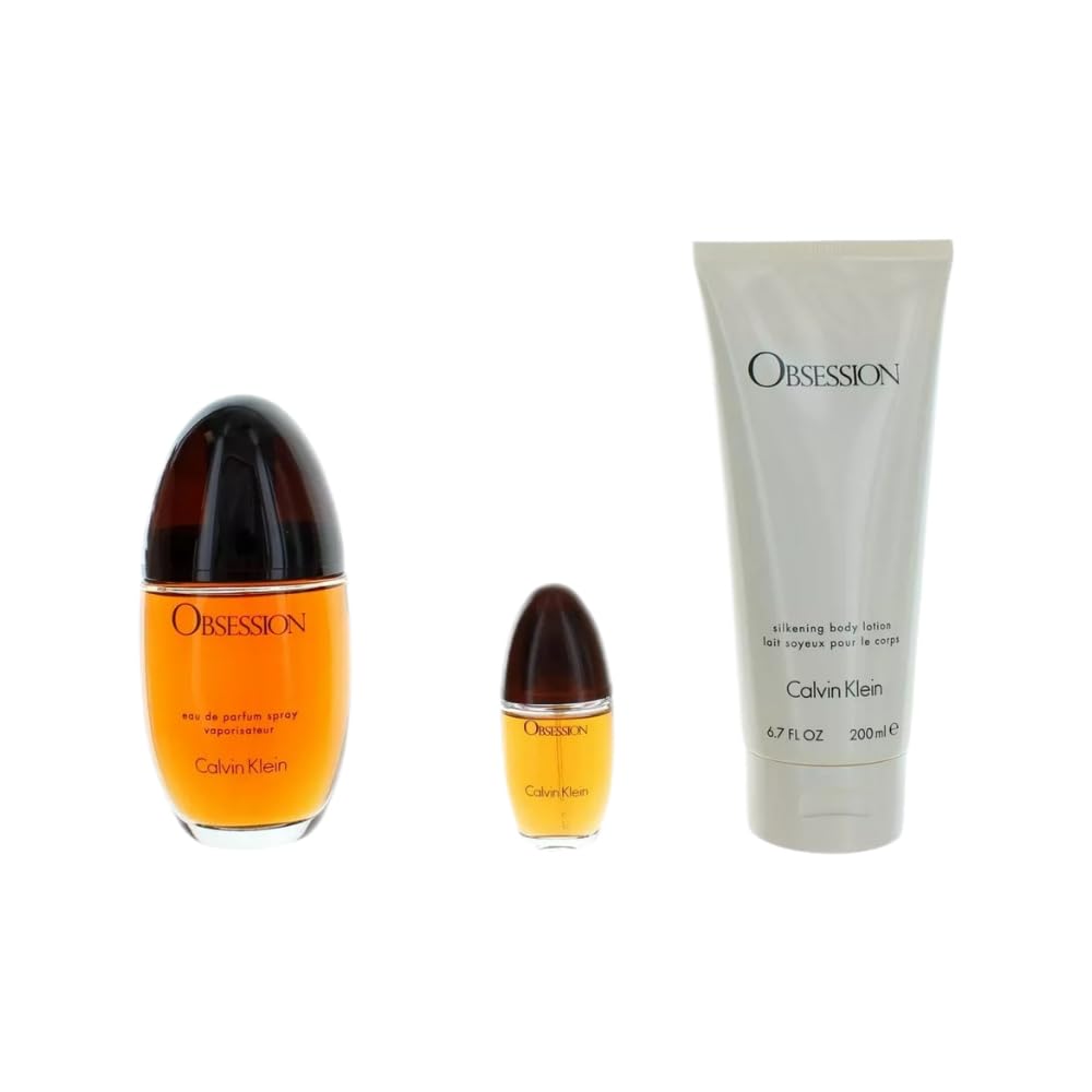 Calvin Klein Obsession 3.3 Edp 3Pc Women Set
