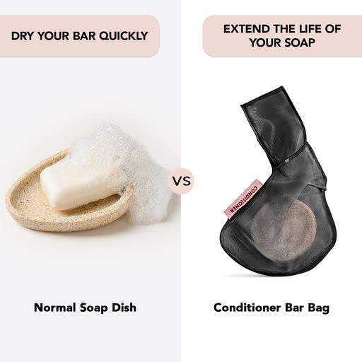 Kitsch Bottle Free Beauty Soap Bar Bag - Soap Savers For Bar Soap & Shampoo Bar Holder | Bar Soap Bag & Bar Soap Pouch For Showe