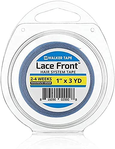 Walker Tape Blue Lace Double Sided Tape Roll 1'' X 3 Yards For Toupees & Wigs