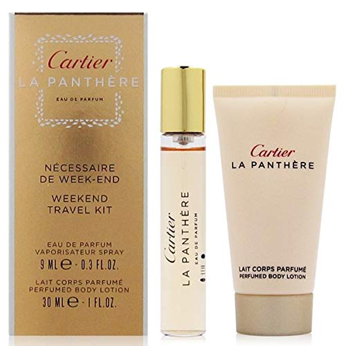 CARTIER La Panthere women 0.3 oz EDP spray + 1 oz body lotion PACKAGE MAY VARY