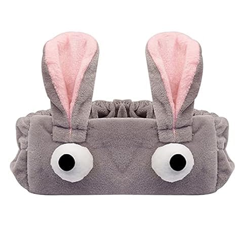 Banira Soft Fur Bunny Ears Hair Head Band For Girls & Women Multicolor