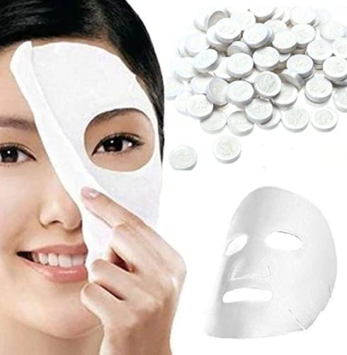 Eltihr Compress Magic Facial Tablet Face Tissue Napkin Paper Mask For Men And Women (Pack Of 20)