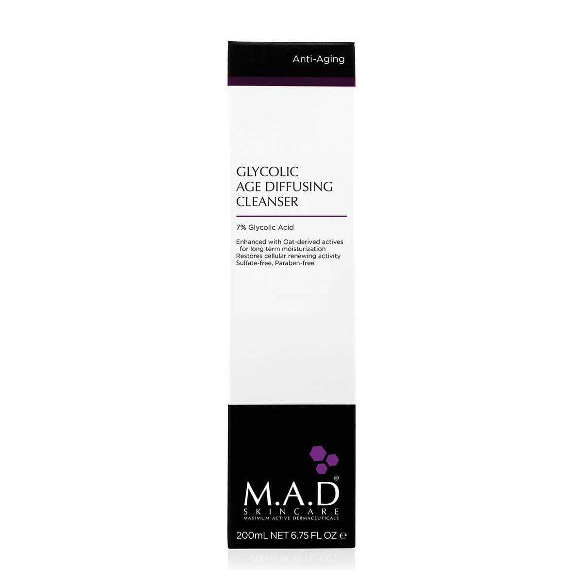 M.A.D Skincare Anti-Aging Glycolic Age Diffusing Cleanser 6.75 fl. oz.