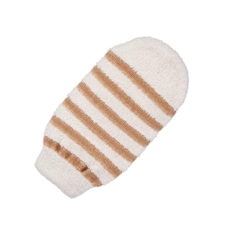 Kitchenfest Scrub Glove For Dead Skin| Gentle Exfoliating Tan Removal Bath Gloves | Body Scrubber Skin Cleanser Shower Glove (M,