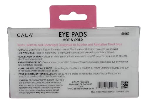 Cala Hot And Cold Eye Pads - Soothing, Revitalizing, Puffiness, Refresh, Relieves Stress, Relax, Relieves Puffiness And Tension,