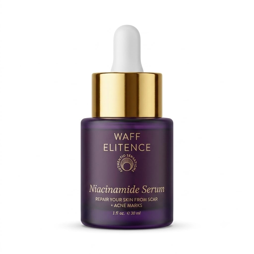Waff Niacinamide Face Serum 30Ml | Acne Scar | Skin Smoothing & Brightening | Oil Control, NonSticky, Hydrating | Vegan, No Pre