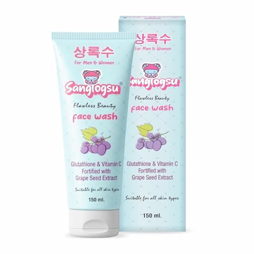 Korean Sanglogsu Natural Herbal Face Wash, PlantBased Gentle Cleanser For Clear And Balanced Skin, 150Ml