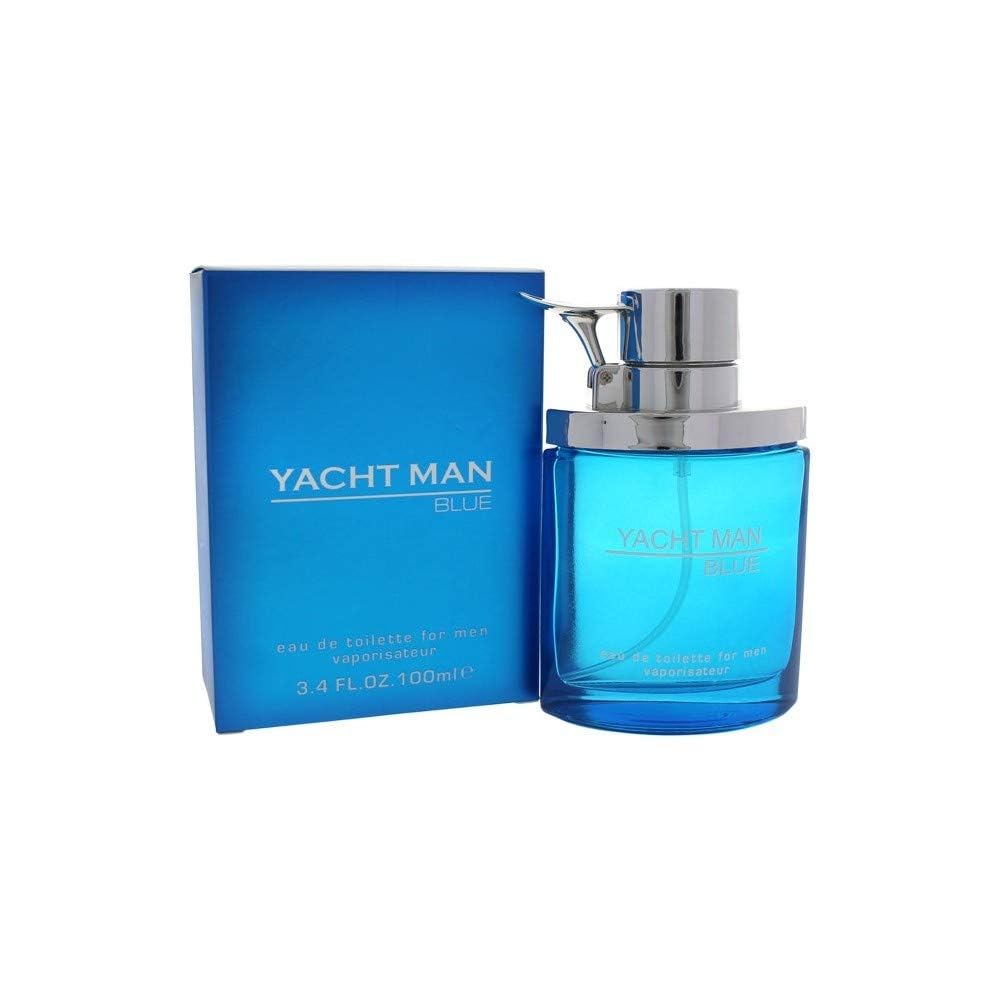 Yacht Man Blue Eau-De-Toilette Spray, 3.4 Ounce