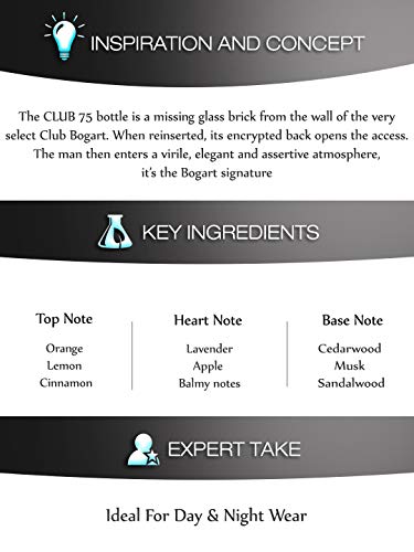 Club 75 By Jacques Bogart, 3.3 Oz Eau De Toilette For Men