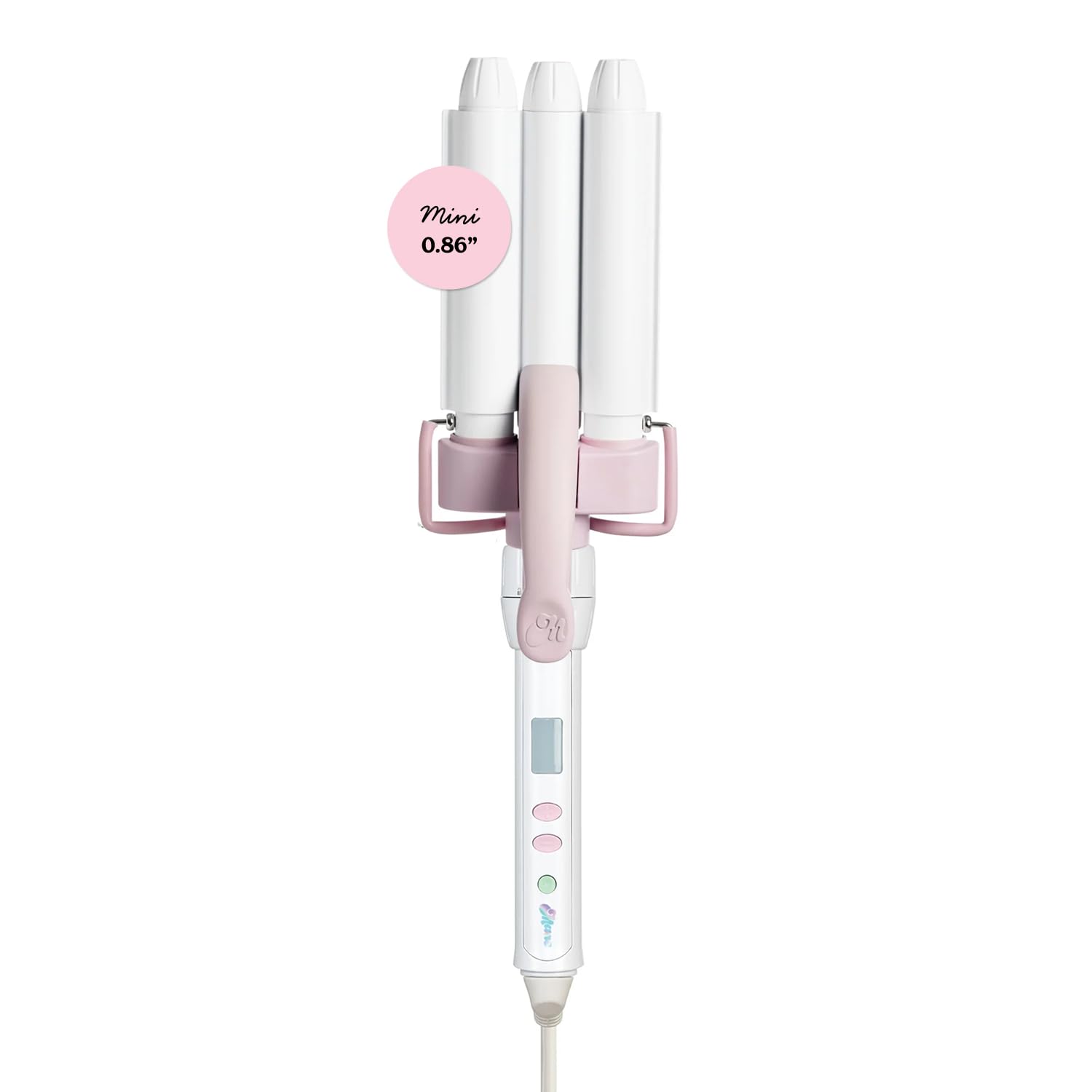 Mane 0.86 Triple Ripple Mini Waver & Power Base Hair Tool Bundle  Mini 3 Barrel Hair Waver for NaturalLooking Waves, FrizzFr