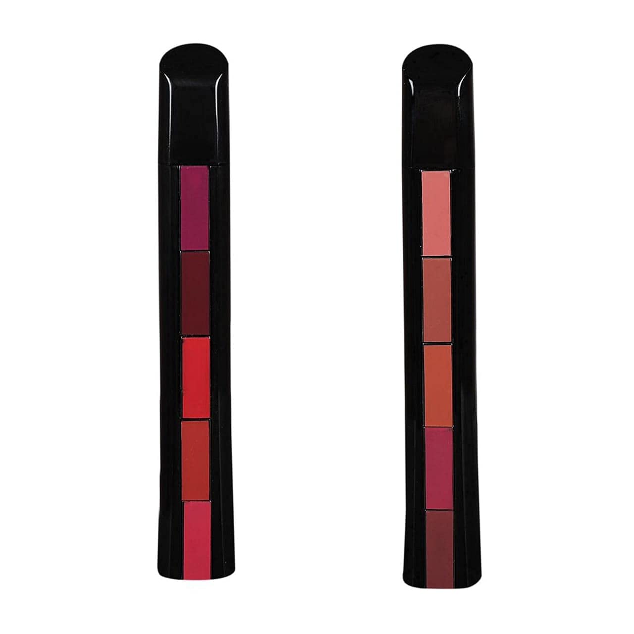 Glowhouse Combo Of 5 In 1 Lightweight Lipstick Glossy Finish Multicolor