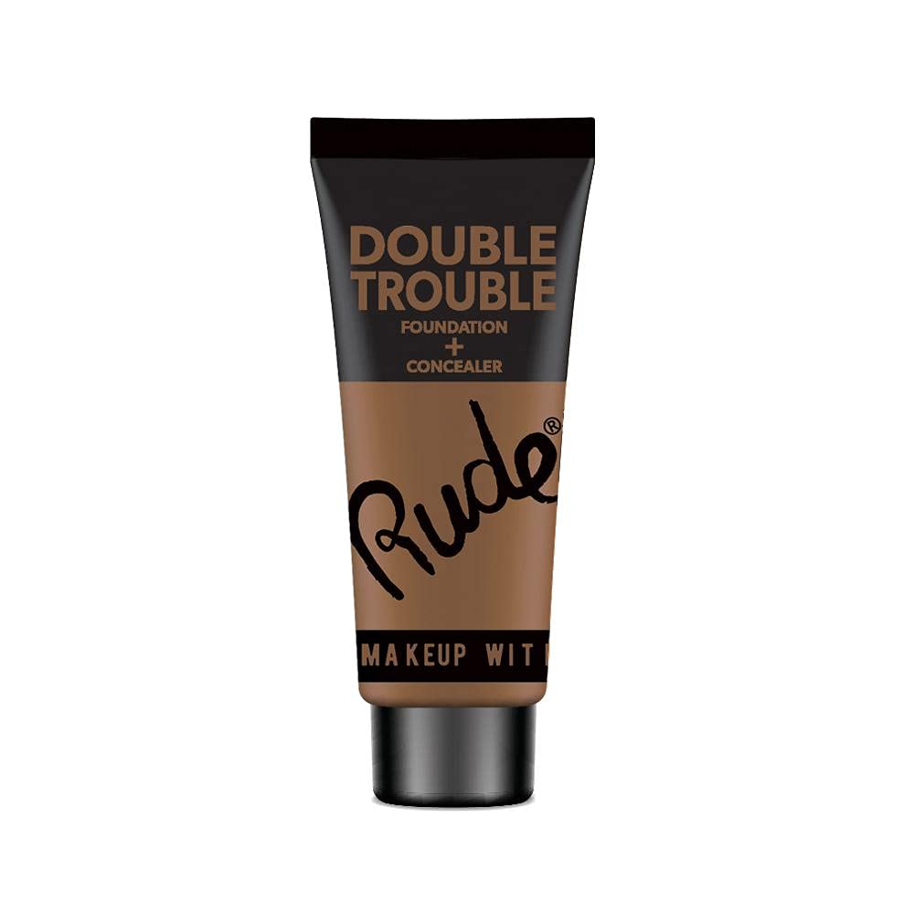 Rude Double Trouble Foundation + Concealer(D0102H2B5Ga)