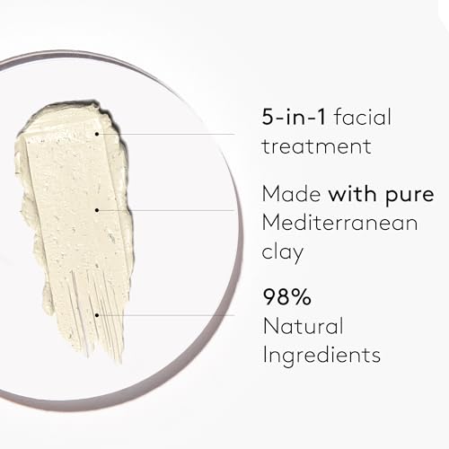 COCUNAT  Wondermask  Cleansing Face Mask  Detoxifies, Exfoliates and Closes and Refines Pores  Clay Mask  Combination and Oily S