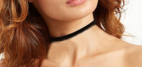 Black Classic Handmade Velvet choker, Vintage Necklace for Women with Extension, Perfect for Christmas, Halloween, Valentine's D