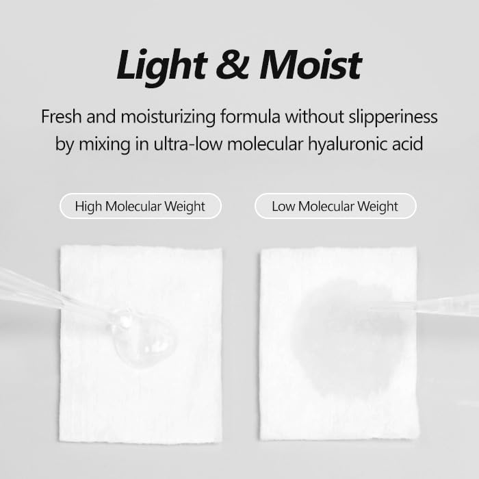 Isntree Ultra-Low Molecular Hyaluronic Acid Toner 300Ml, 10.14 Fl.Oz | Quick Absorbing Hyaluronic Acid Toner | Deeply Hydrates A
