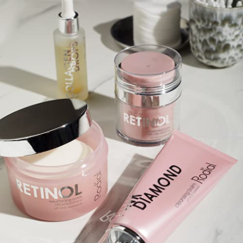 Rodial Retinol Resurfacing Pads Night (50 pads), Rejuvenating Complex with Retinol, Hyaluronic Acid and Niacinamide for Hydrated