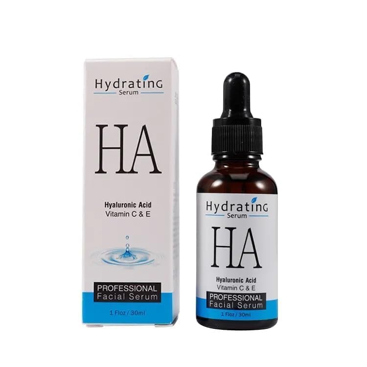 Krishviha Ha Hyaluronic Acid Serum With Vitamin C & E  32% Hyaluronic Acid, 30Ml  AntiAging, Hydrating & Brightening Facial S