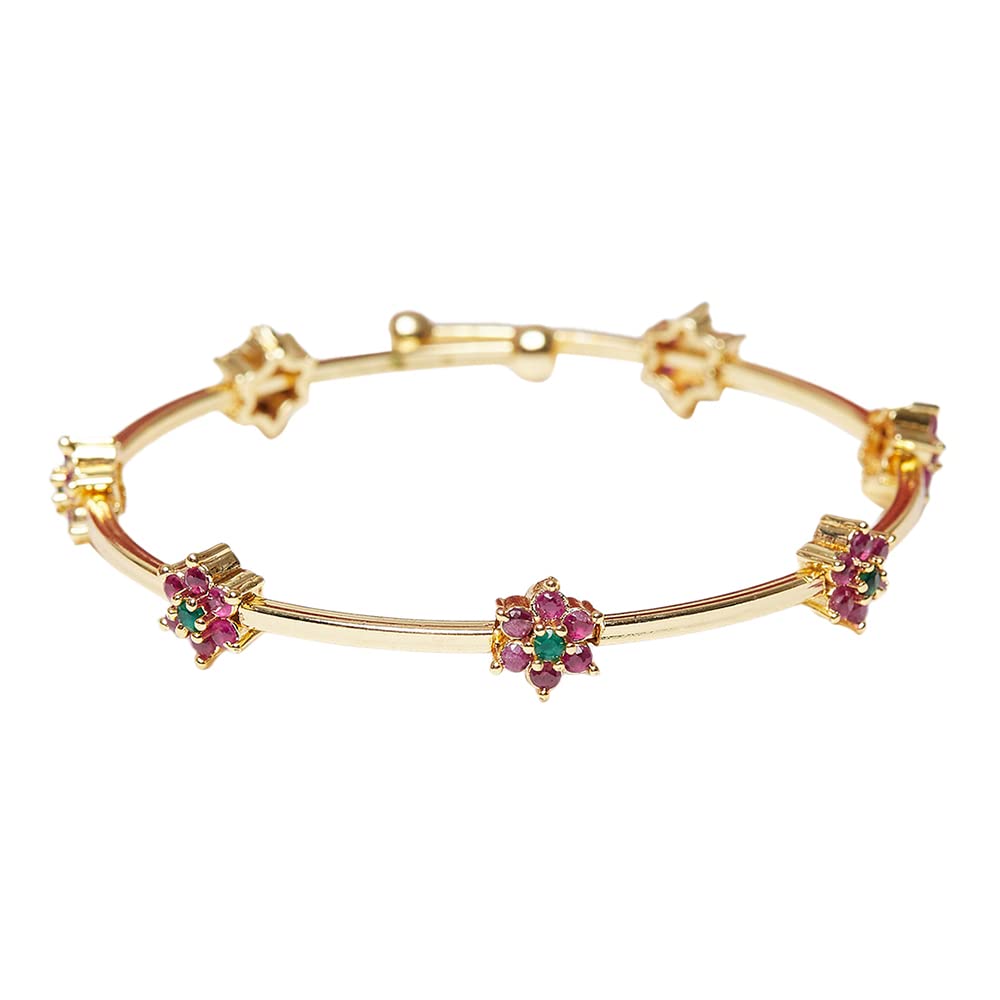 VOYLLA Generic Sleek Brass Bracelet, One Size, Brass, No Gemstone