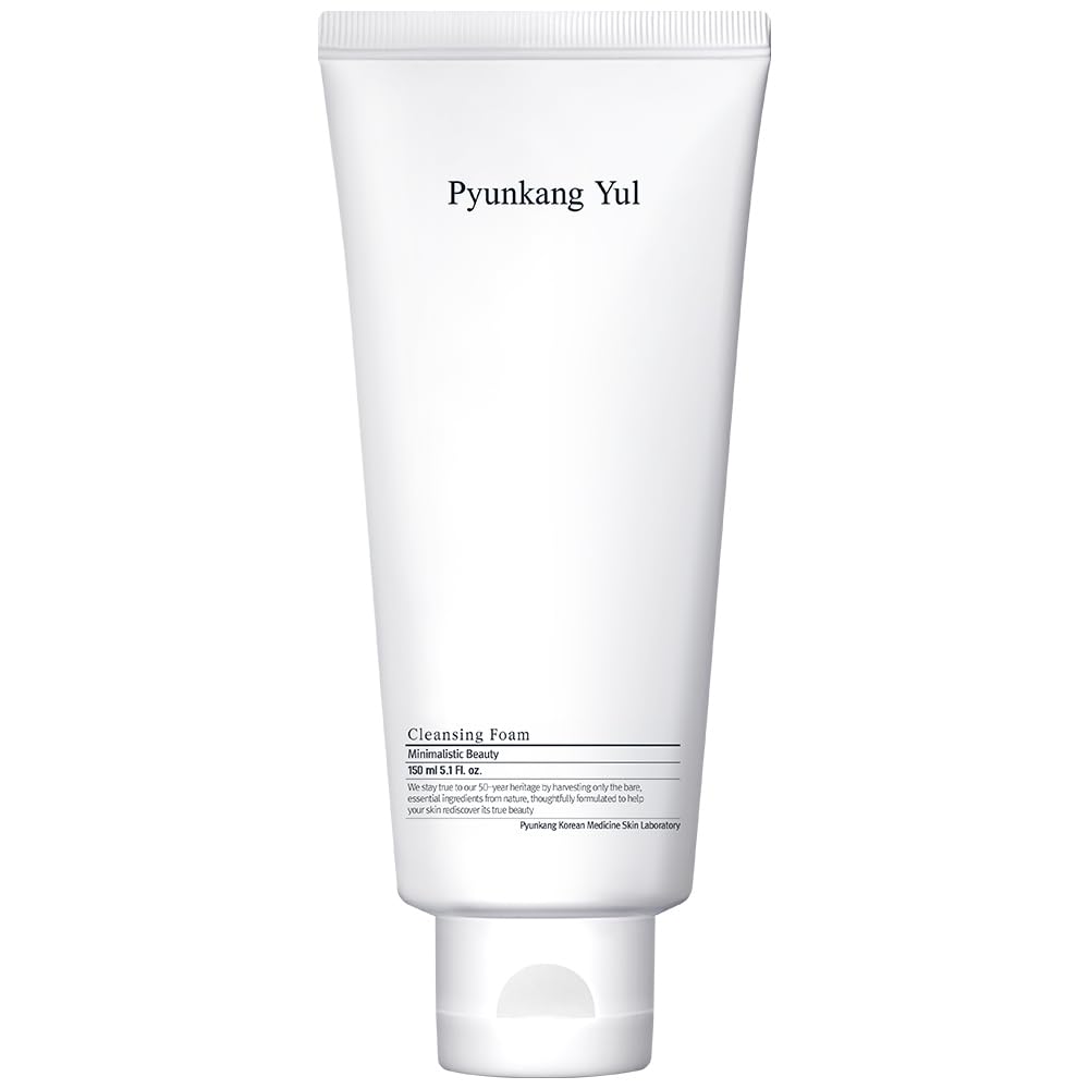 Pyunkang Yul Cleansing Foam - Korean Facial Wash For All Skin Types - Zero-Irritation Face Washer Extracted From Coconut - Moist