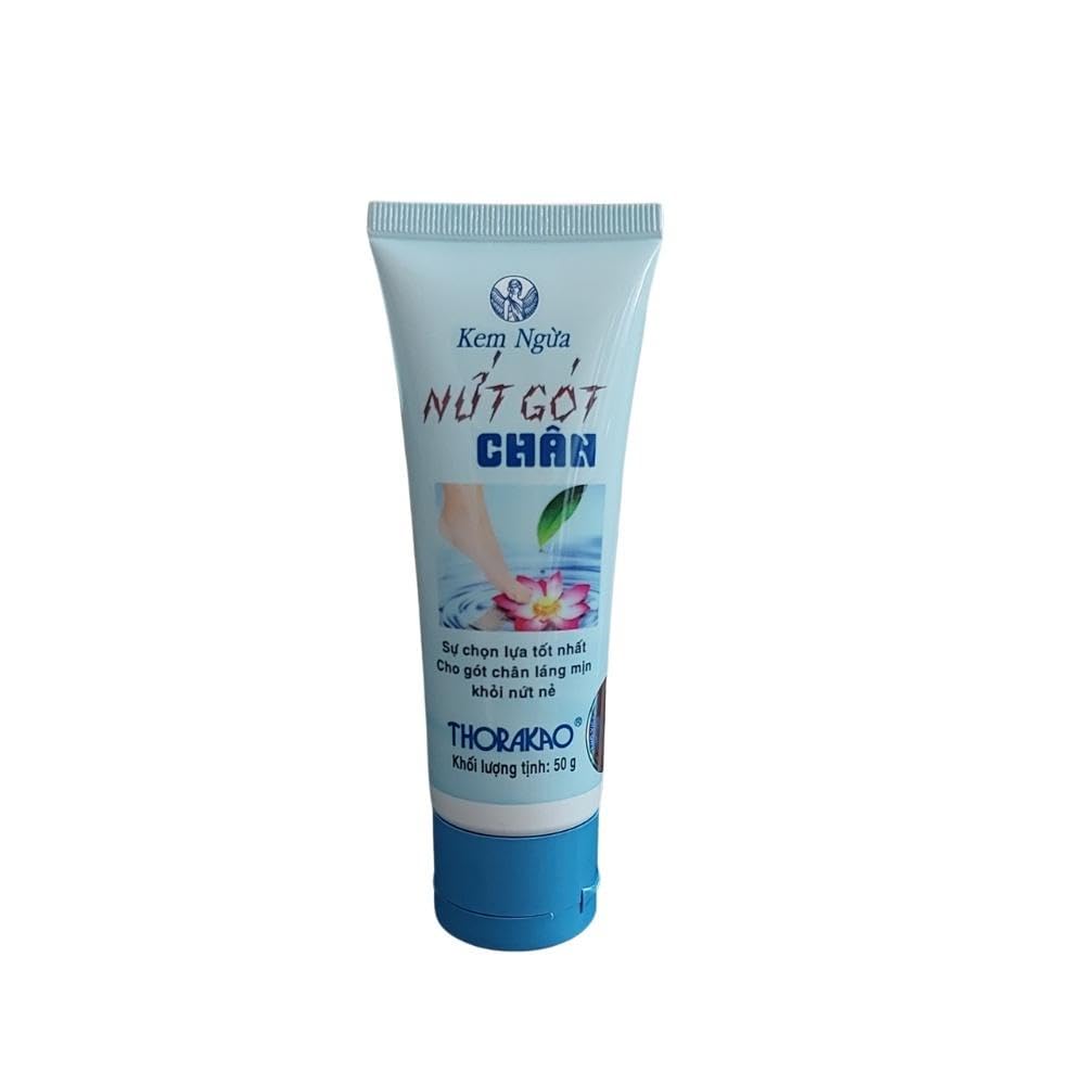 Thorakao Foot Cream For Cracked Heels & Dry Feet 1.76 oz  Kem Ngua Nut Got Chan 50g