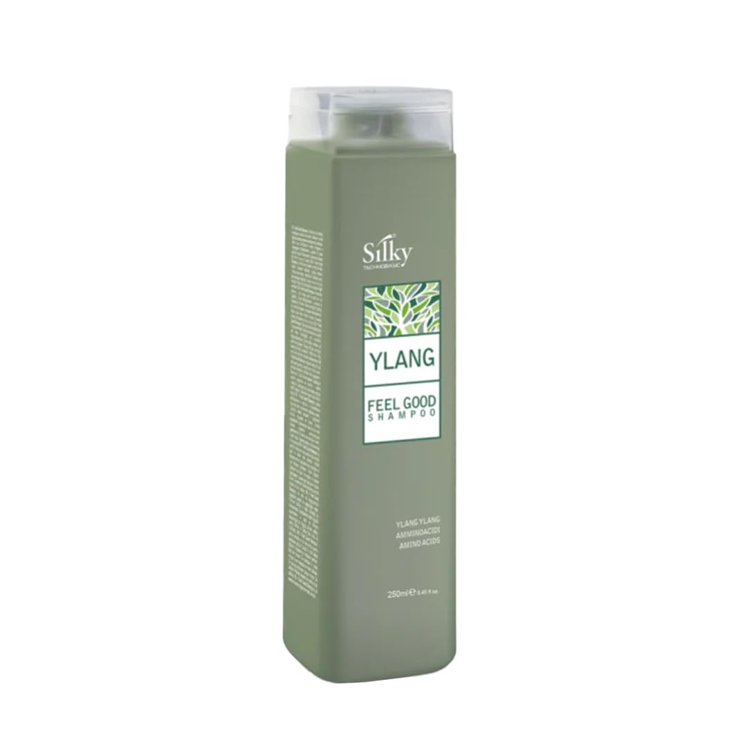 SILKY Technobasic Ylang Feel Good Shampoo  Hydrating Shampoo for Dry Damaged Hair  Volumizing Shampoo Infused with Essential O