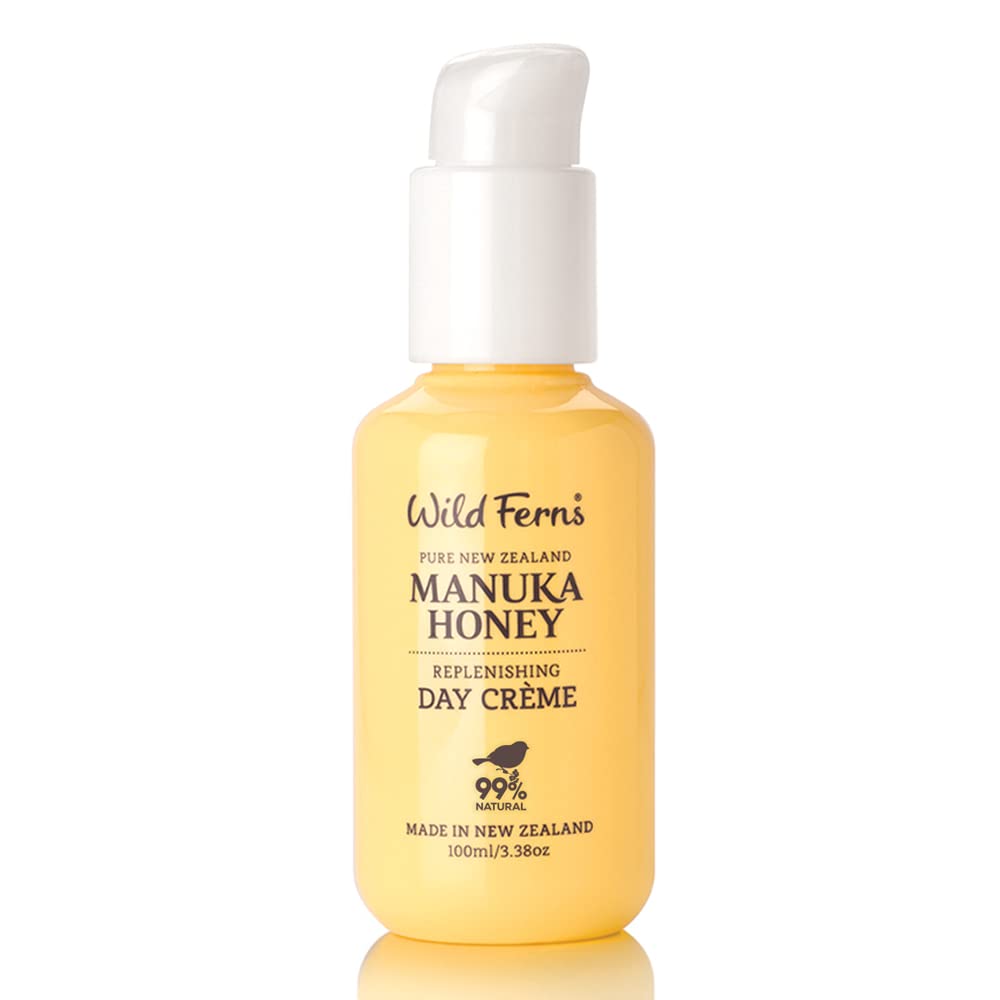 Wild Ferns Manuka Honey Replenishing Day Crme, 99% Natural, 100 Milliliters