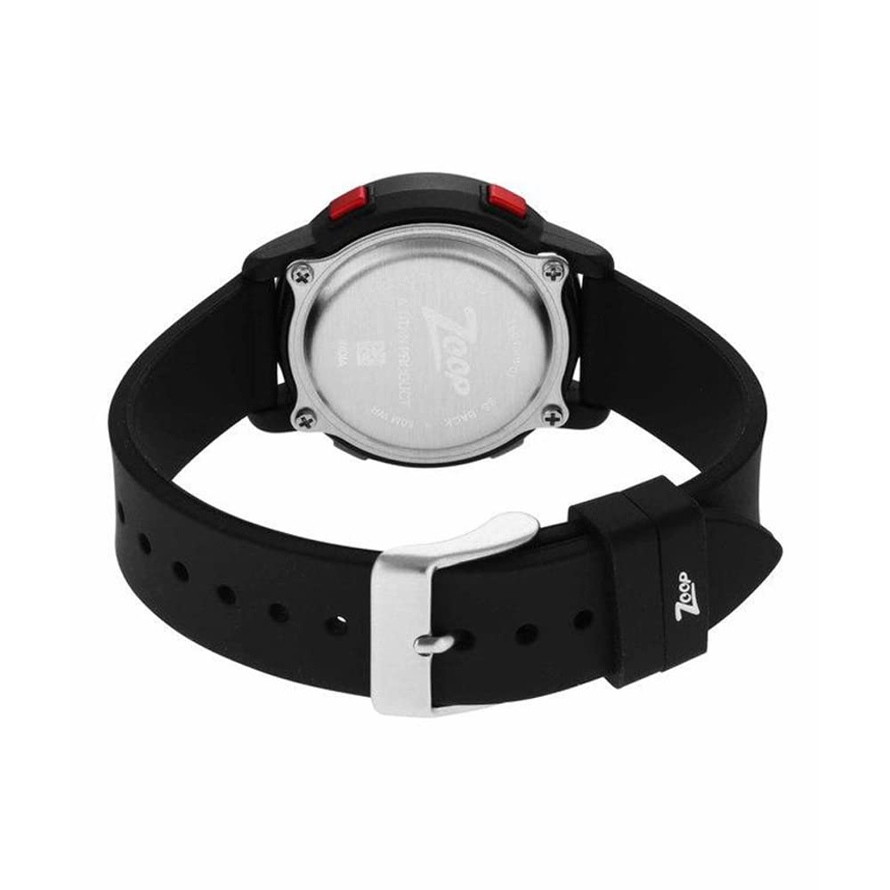 Zoop Digital Gray Dial Unisex-Child Watch-Np16015Pp01/Np16015Pp01