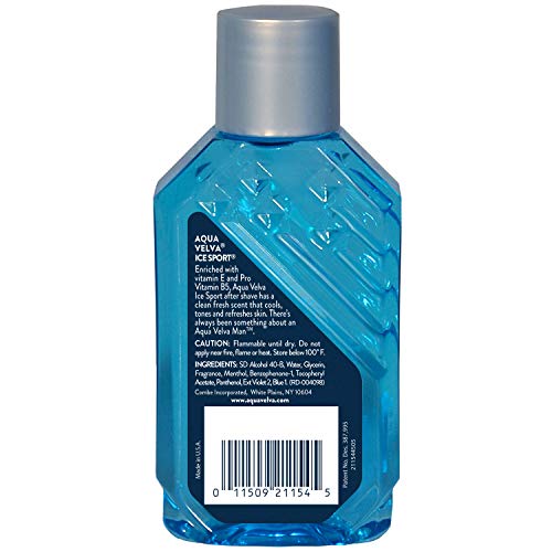 Aqua Velva Ice Sport Cooling After Shave 3.50 Ounce (Value Pack of 3)