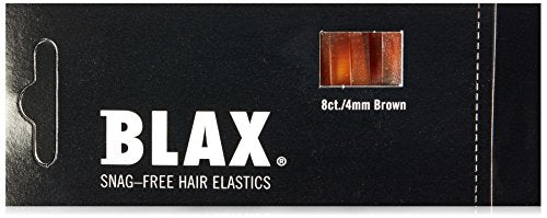 Blax Hair Elastics 4MM Brown