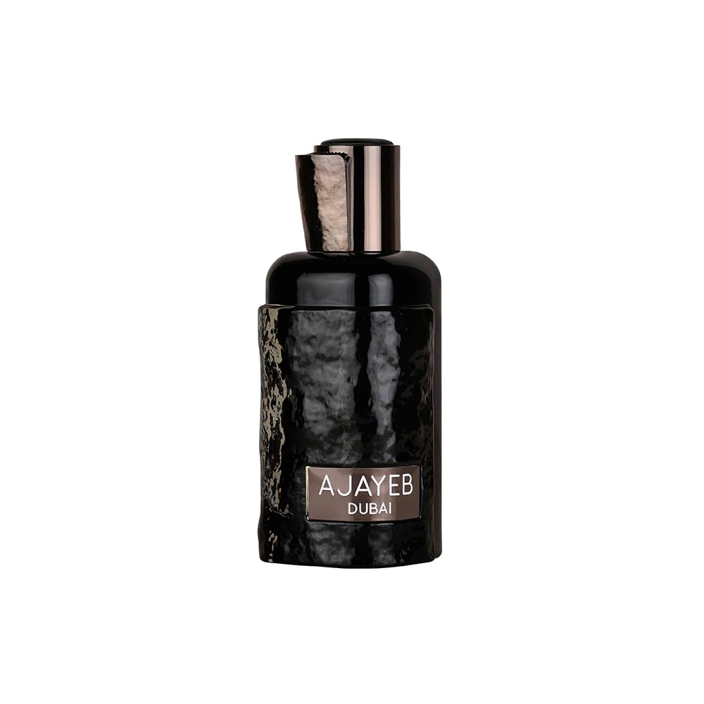Lattafa Ajayeb Dubai Eau De Parfum Spray For Men, 3.4 Ounce