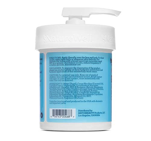 Naturewell Clinical Retinol Advanced Moisture Cream For Face, Body, & Hands, Boosts Skin Firmness, Enhances Skin Tone, No Greasy