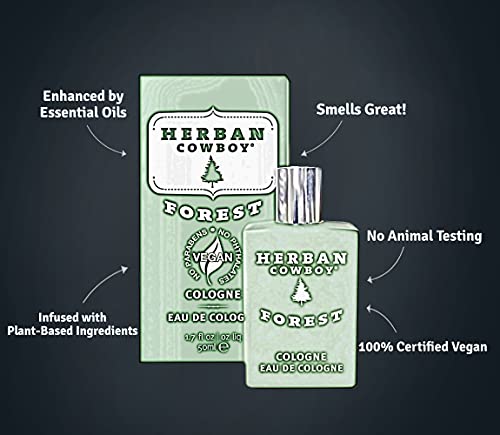 Herban cowboy Mens cologne, Forest, 17 Ounce