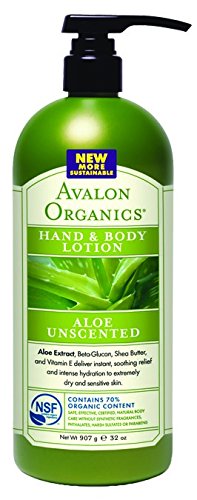 Avalon Organics Hand And Body Lotion Aloe Unscented - 32 Fl Oz