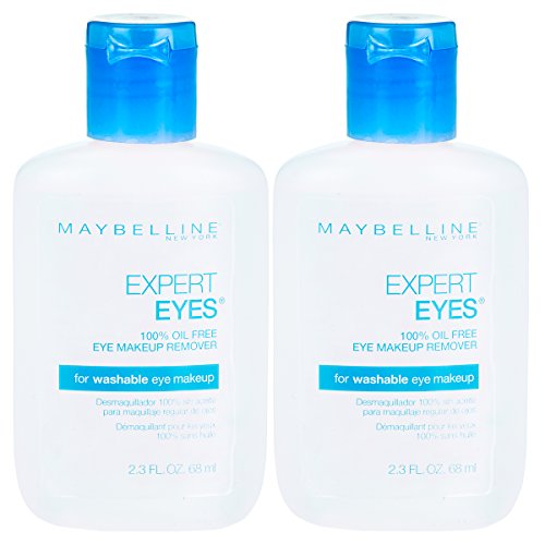 Maybelline New York Expert Eyes Oil-Free Eye Makeup Remover, 2 Count