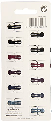Goody Women'S Classics Painted Contour Clips, 12 Count