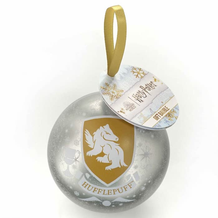 Harry Potter Official Hufflepuff Bauble with House Necklace