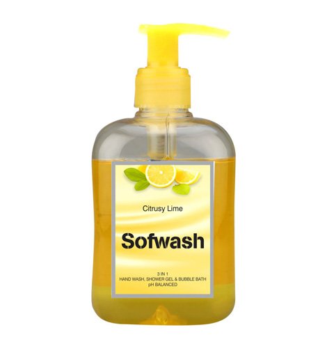 3 In 1 Hand Wash, Shower Gel & Bubble Bath  Citrusy Lime
