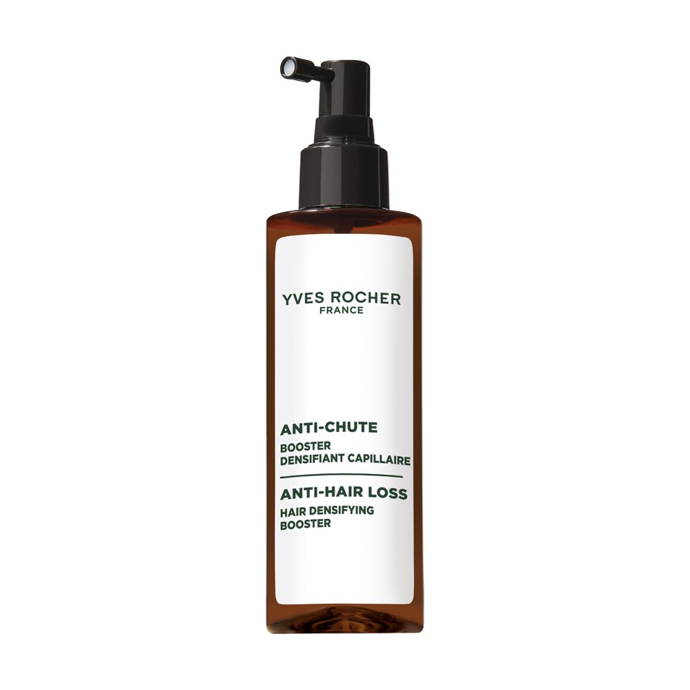 Yves Rocher Hair Growth & Strengthening Booster Root Spray Intensive Nourishment for Scalp Anti Hair Loss  195 ml / 6.5 fl oz