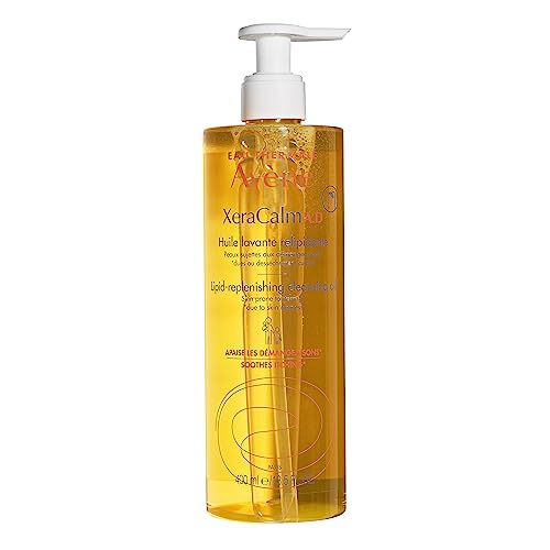 Eau Thermale Avane Xeracalm Ad Lipid-Replenishing Cleansing Oil, Atopic Dermatitis, Eczema-Prone, Fragrance-Free, Pump, 135 Oz