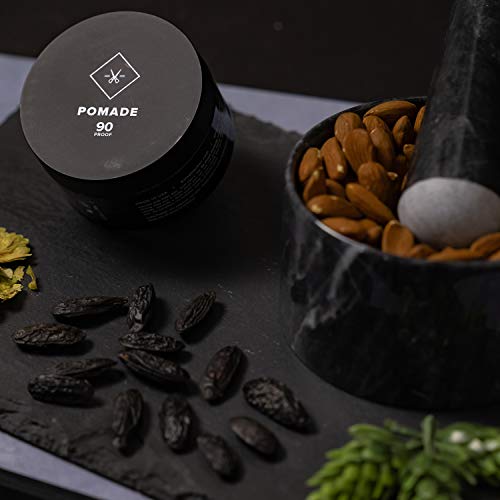 Blind Barber 90 Proof Pomade - Matte Styling Pomade For Men - Strong Hold, Natural Finish Texture Paste With Hops & Tonka Bean -