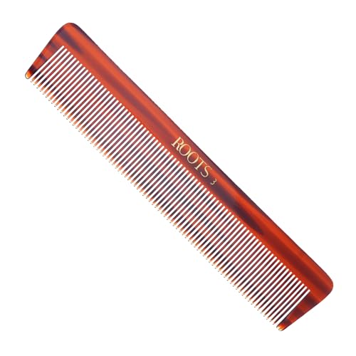 Roots  Classic Brown Fine Tooth Comb  Hair Comb For Men And Women  Style Your Hair HassleFree  Light Weight For Healthy & S
