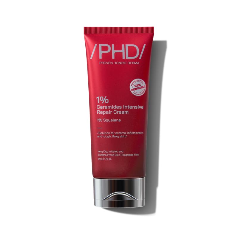 /Phd/ 1% Ceramides Intensive Repair Face Cream With 1% Squalane | For Very Dry, Irritated Facial Skin | Repairs Skin Barrier | F