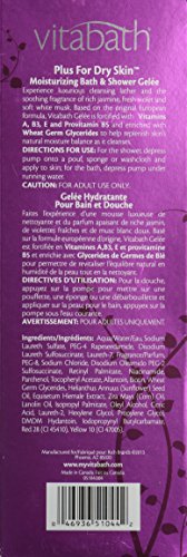 Vitabath Moisturizing Bath & Shower Gelee for Dry Skin, 32 oz, Model 05104.004