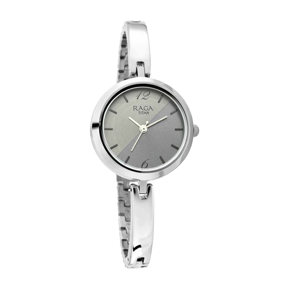 Titan Raga Viva 3 Analog Round Watch For WomenS, Steel, Classic