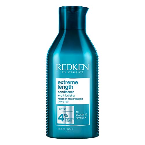 Redken Extreme Length Conditioner Infused With Biotin And Castor Oil For Hair Growth Fortifies, Strengthens & Conditions Hair