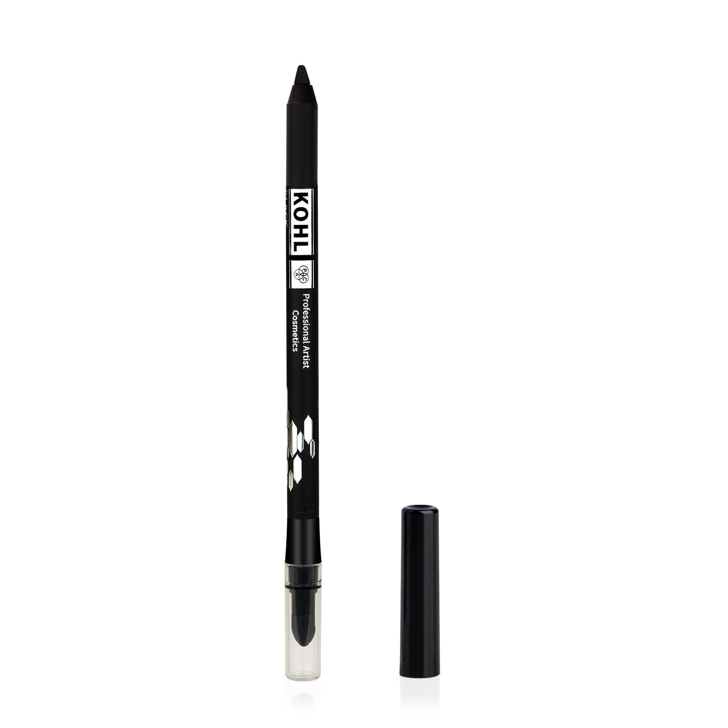 Pac Longlasting Kohl Pencil (Black) | Intensely Pigmented Black Kajal, Waterproof, Smudge-Proof & One Swipe Application, Only Ka